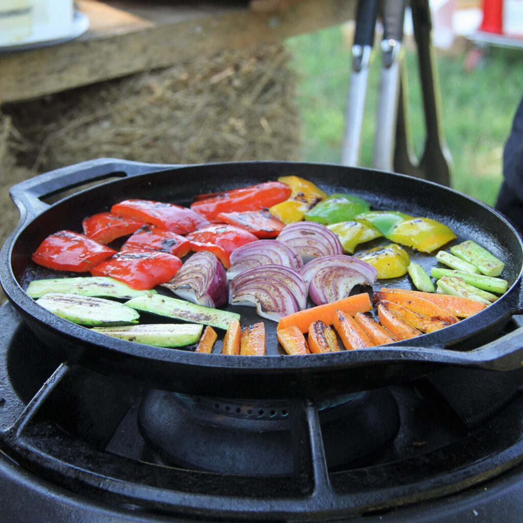 Bistecchiera piastra griglia per arrostire barbecue a induzione